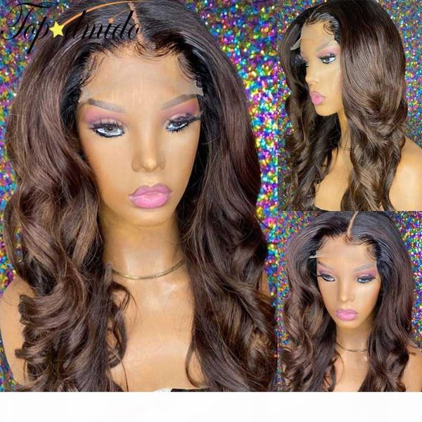 dmido peruvian #1b brown ombre color hair lace front wigs 150% density body wave remy hair 13x6 lace front human wigs, Black;brown
dmido peruvian #1b brown ombre color hair lace front wigs 150% density body wave remy hair 13x6 lace front human wigs, Black;brown