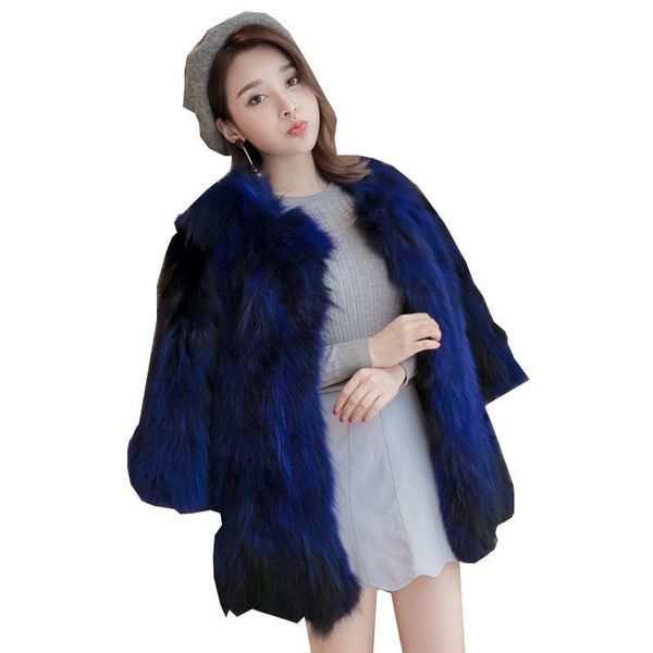 women's fur & faux s-6xl fashion women winter clothes ladies high imitation raccoon dog coat, Black
women's fur & faux s-6xl fashion women winter clothes ladies high imitation raccoon dog coat, Black