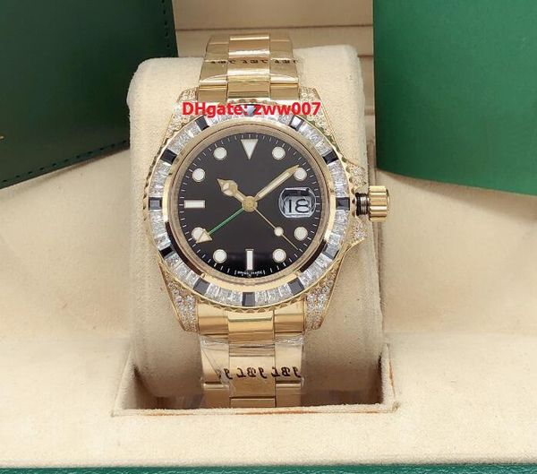 7 style elling wristwatch 40mm gmt 116710 116713 116718 diamond gem beze asia 2813 mechanical automatic mens men's watches, Slivery;brown
7 style elling wristwatch 40mm gmt 116710 116713 116718 diamond gem beze asia 2813 mechanical automatic mens men's watches, Slivery;brown