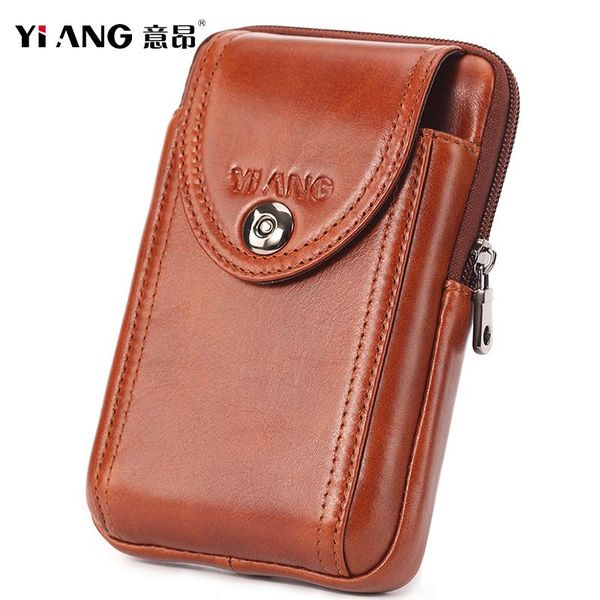 yiang brand oil wax cowhide men's vintage waist packs men travel fanny pack belt bum hip bags waist fanny bag mobile phone pouch
yiang brand oil wax cowhide men's vintage waist packs men travel fanny pack belt bum hip bags waist fanny bag mobile phone pouch