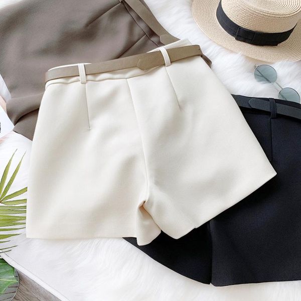 women's shorts women summer high waist pocket with sashes black white trouser hrarjuku spring bottoms femme, White;black
women's shorts women summer high waist pocket with sashes black white trouser hrarjuku spring bottoms femme, White;black