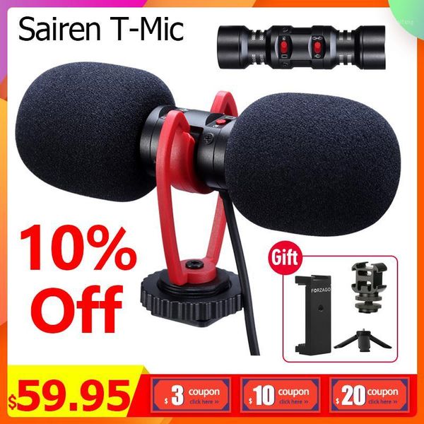 sairen t mic dual-head super cardioid stereo record wireless microphone on camera dslr shutgun mic interview live streaming1
sairen t mic dual-head super cardioid stereo record wireless microphone on camera dslr shutgun mic interview live streaming1