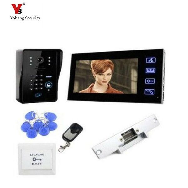 video door phones yobang security hip 7 inch tft color lcd visual intercom bell phone with id card unlock function
video door phones yobang security hip 7 inch tft color lcd visual intercom bell phone with id card unlock function