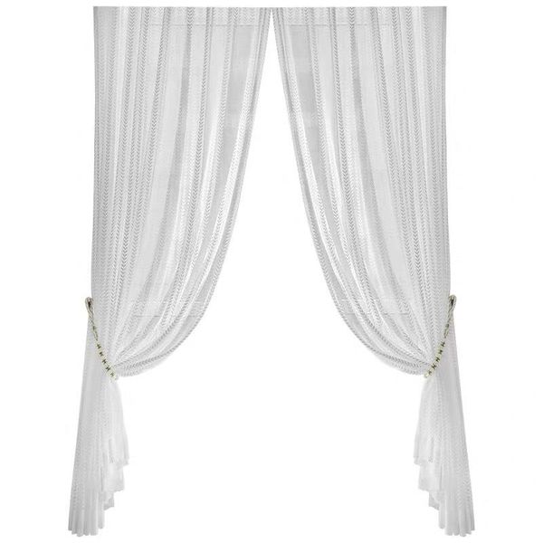 curtain & drapes embroidery white sheer curtains for living room luxury 1 piece lace jacquard polyester yarn bedroom kitchen window decor
curtain & drapes embroidery white sheer curtains for living room luxury 1 piece lace jacquard polyester yarn bedroom kitchen window decor