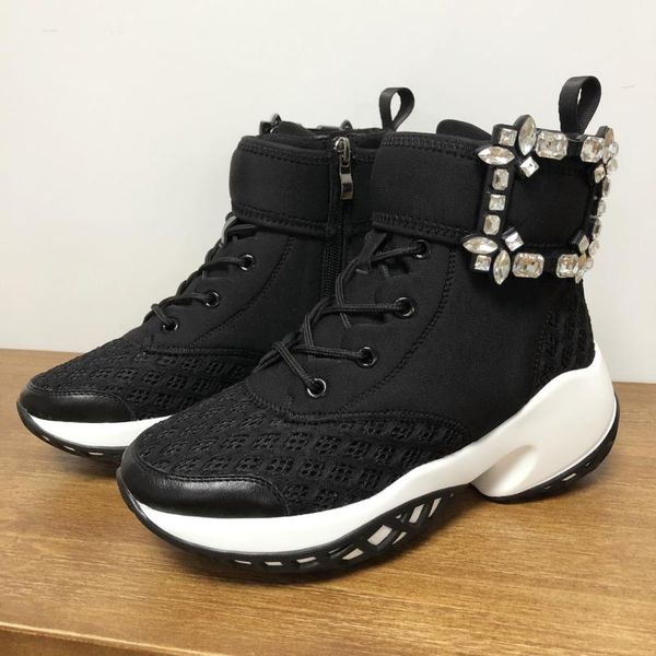 2020 autumn fashion short boots rhinestone buckle decor martin boots lace up flat heel popular new bootie, Black
2020 autumn fashion short boots rhinestone buckle decor martin boots lace up flat heel popular new bootie, Black