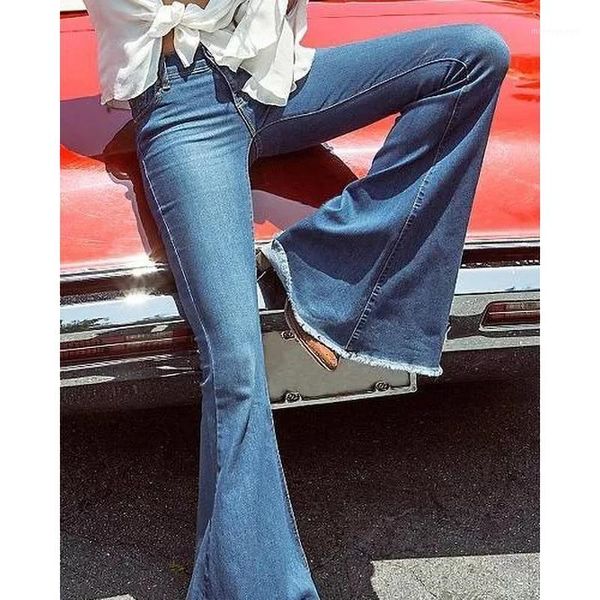 women's jeans 2021 fashion women flare stretch high waist lifting buttocks wide leg denim pants spring autumn o91, Blue
women's jeans 2021 fashion women flare stretch high waist lifting buttocks wide leg denim pants spring autumn o91, Blue
