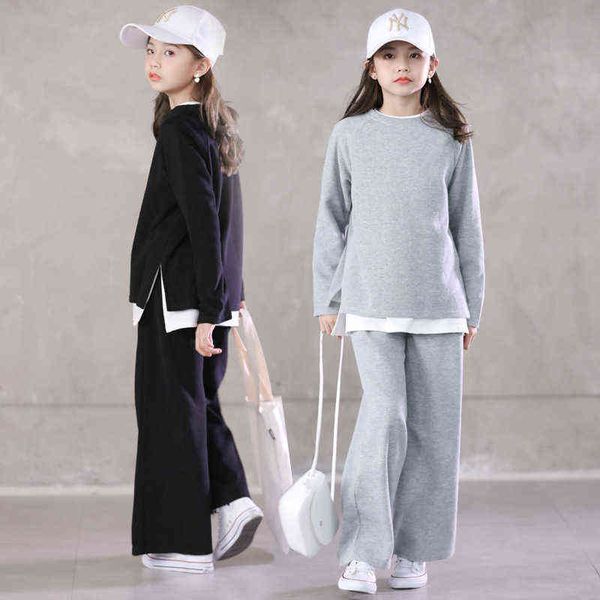 teenager girls sets autumn loose tracksuit for children 6-14 years old school kids clothes girl sweatshirt wide leg pants suits y220310, White
teenager girls sets autumn loose tracksuit for children 6-14 years old school kids clothes girl sweatshirt wide leg pants suits y220310, White