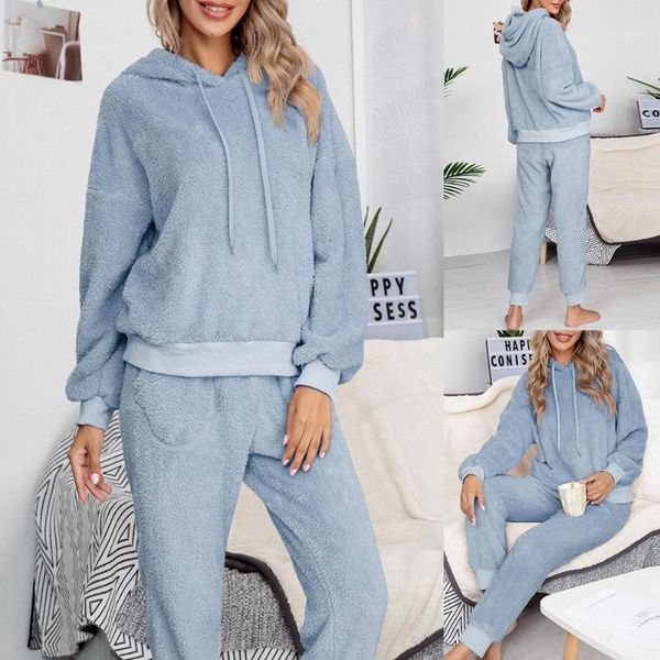 new stylish women autumn soft plush fluffy sweatshirt hoodie long pant trouser homewear outfit set1, Gray
new stylish women autumn soft plush fluffy sweatshirt hoodie long pant trouser homewear outfit set1, Gray