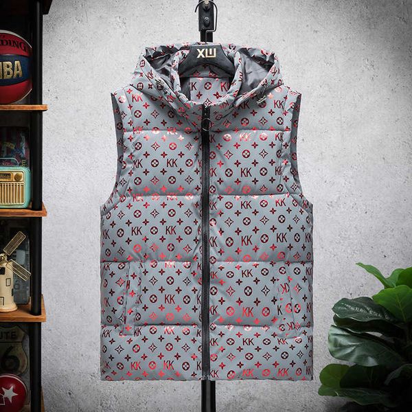 new reflective letter vest in autumn winter, fashionable and slim, sleeveless, youth thickened hooded coat, men's light, Black;white
new reflective letter vest in autumn winter, fashionable and slim, sleeveless, youth thickened hooded coat, men's light, Black;white