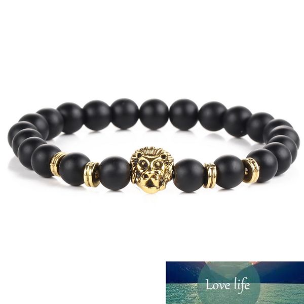 leo lion head bracelet natural black lava stone beaded bracelets for men women elasticity bracelets
leo lion head bracelet natural black lava stone beaded bracelets for men women elasticity bracelets