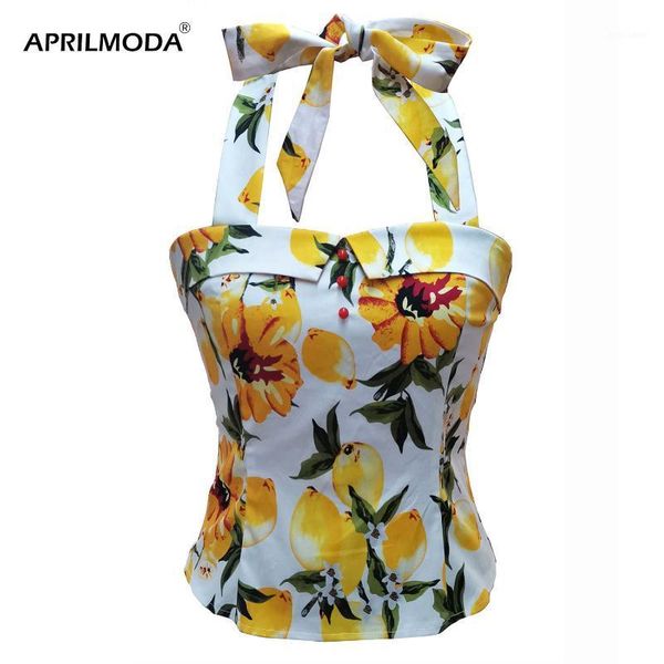 summer vintage 50s 60s shirt lemon yellow white printed button halter pinup retro shirts cropped shirts rock clothing1
summer vintage 50s 60s shirt lemon yellow white printed button halter pinup retro shirts cropped shirts rock clothing1