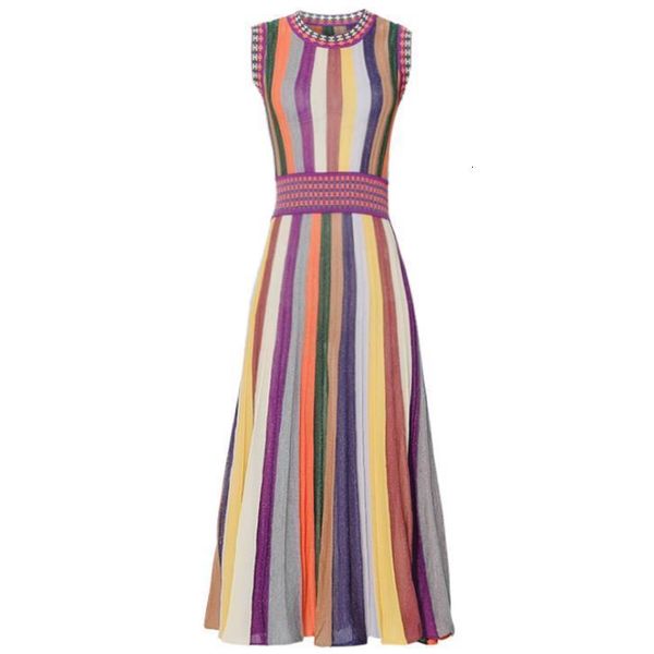 summer fashion women knitwear rainbow striped sweater dress o neck sleeveless mid calf pleated slim dress drop shipping, Black;gray
summer fashion women knitwear rainbow striped sweater dress o neck sleeveless mid calf pleated slim dress drop shipping, Black;gray