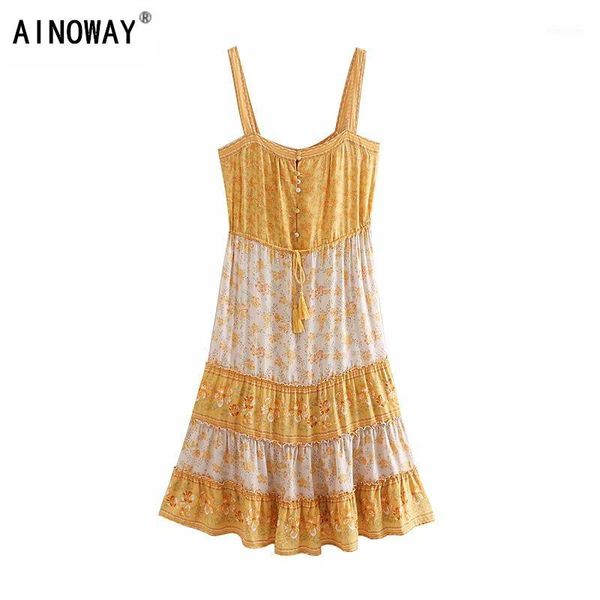 vintage chic women floral print sleeveless beach bohemian tassel strap pleated dress ladies summer rayon boho dress vestidos1, Black;gray
vintage chic women floral print sleeveless beach bohemian tassel strap pleated dress ladies summer rayon boho dress vestidos1, Black;gray