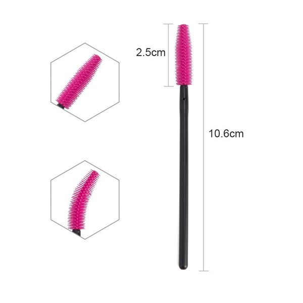 disposable silicone eyelashes brushes 50pcs/lot eyelash extension applicator spoolers eyebrow lashes mascara wands makeup tools wmtdmd
disposable silicone eyelashes brushes 50pcs/lot eyelash extension applicator spoolers eyebrow lashes mascara wands makeup tools wmtdmd