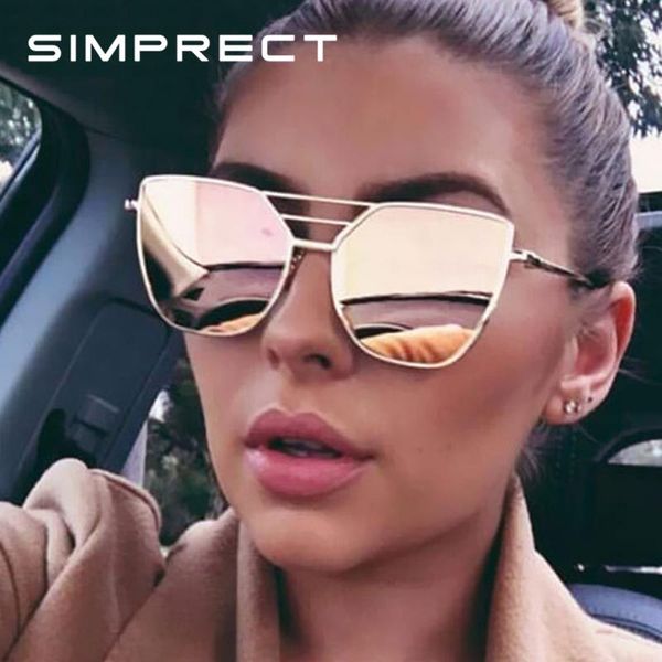 simprect 2021 retro cat eye sunglasses women metal frame mirror uv400 sun glasses brand designer vintage lunette de soleil femme, White;black
simprect 2021 retro cat eye sunglasses women metal frame mirror uv400 sun glasses brand designer vintage lunette de soleil femme, White;black