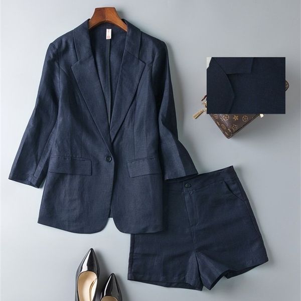 fashion suit women summer new korean version of loose cotton and linen small suit jacket shorts suit linen two-piece women 201109, Black;brown
fashion suit women summer new korean version of loose cotton and linen small suit jacket shorts suit linen two-piece women 201109, Black;brown