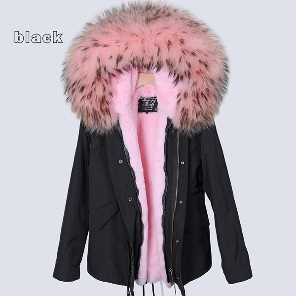 2021 new raccoon skin fur womanly wrapping leather pie coat real thick jacket er65, Black
2021 new raccoon skin fur womanly wrapping leather pie coat real thick jacket er65, Black