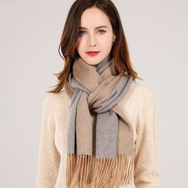 winter autumn 100% wool scarf women tassels warm elegant long sheep wool scarves ladies luxury design two-colors wool scarf 201026, Blue;gray
winter autumn 100% wool scarf women tassels warm elegant long sheep wool scarves ladies luxury design two-colors wool scarf 201026, Blue;gray