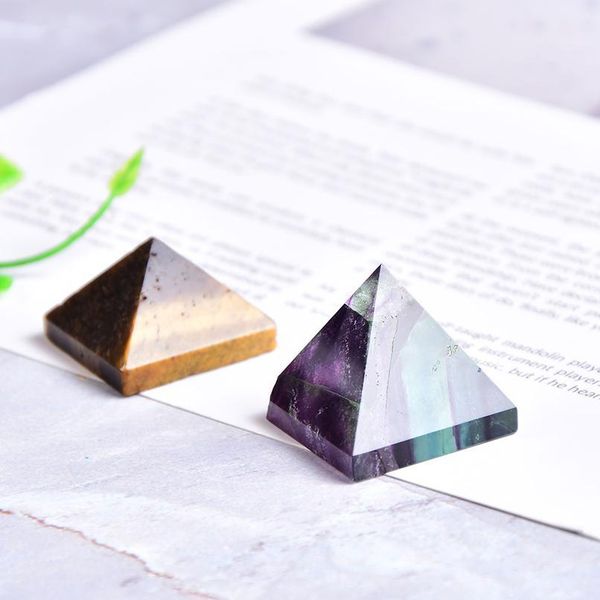 natural fluorite crystal pyramid quartz healing stone chakra reiki crystal tiger eye point home decor crafts of gem s qylrwv, Black
natural fluorite crystal pyramid quartz healing stone chakra reiki crystal tiger eye point home decor crafts of gem s qylrwv, Black