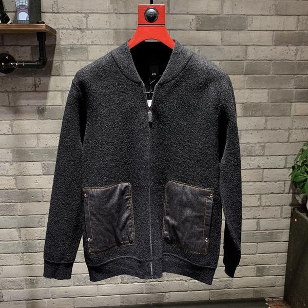 bk1135 fashion men's coats & jackets 2021 runway european design party style men's clothing, Black;brown
bk1135 fashion men's coats & jackets 2021 runway european design party style men's clothing, Black;brown