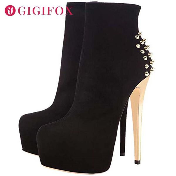 new arrivals fetish high heels chic winter shoes boots women customize footwear big size 45 rivets party ankle boots female, Black
new arrivals fetish high heels chic winter shoes boots women customize footwear big size 45 rivets party ankle boots female, Black
