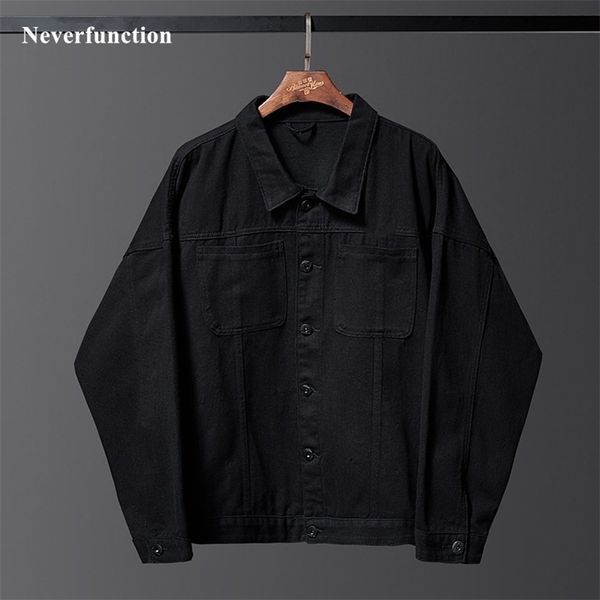 autumn men streetwear black motorcycle jeans jackets male cotton casual loose denim jacket outerwear plus size lj201013, Black;brown
autumn men streetwear black motorcycle jeans jackets male cotton casual loose denim jacket outerwear plus size lj201013, Black;brown