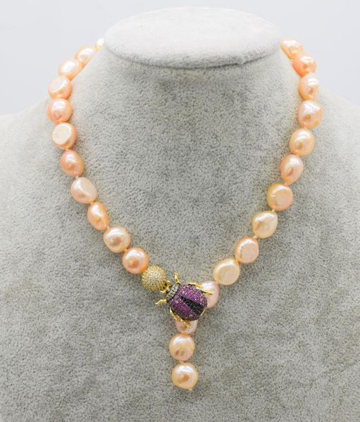 freshwater pearl necklace pink purple baroque 10-13mm & zircon insects hook 16inch nature beads fppj wholesale, Silver
freshwater pearl necklace pink purple baroque 10-13mm & zircon insects hook 16inch nature beads fppj wholesale, Silver