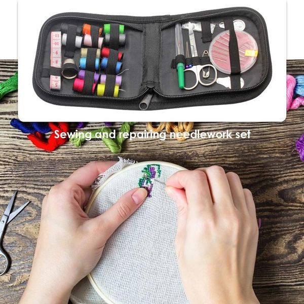 43pcs/set embroidery bag kit portable diy needle thread cross stitch storage for household sewing tools a bbynbz, Black
43pcs/set embroidery bag kit portable diy needle thread cross stitch storage for household sewing tools a bbynbz, Black