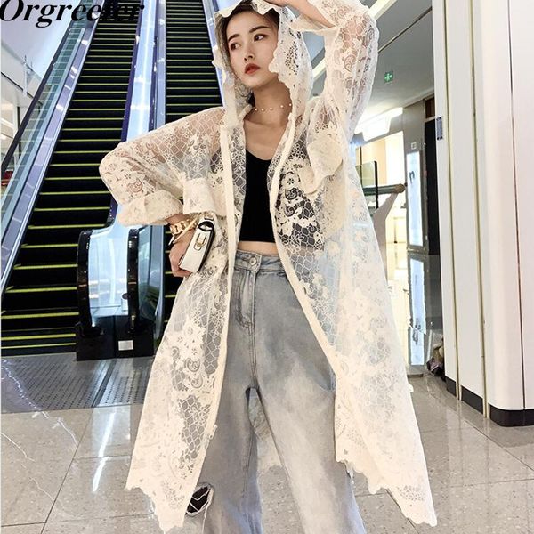 chic design perspective lace trench summer new floral embroidery long hoodies coat mesh lace patchwork holiday sunscreen coat 1026, Tan;black
chic design perspective lace trench summer new floral embroidery long hoodies coat mesh lace patchwork holiday sunscreen coat 1026, Tan;black