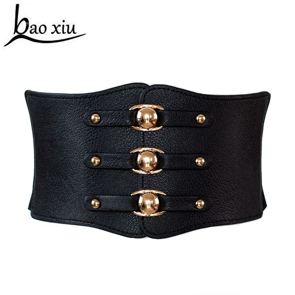 2019 fashion women wide belt new brand design metal buckle women elastic waistband cintos female leather rivet ultra wide belt 1012, Black;brown
2019 fashion women wide belt new brand design metal buckle women elastic waistband cintos female leather rivet ultra wide belt 1012, Black;brown
