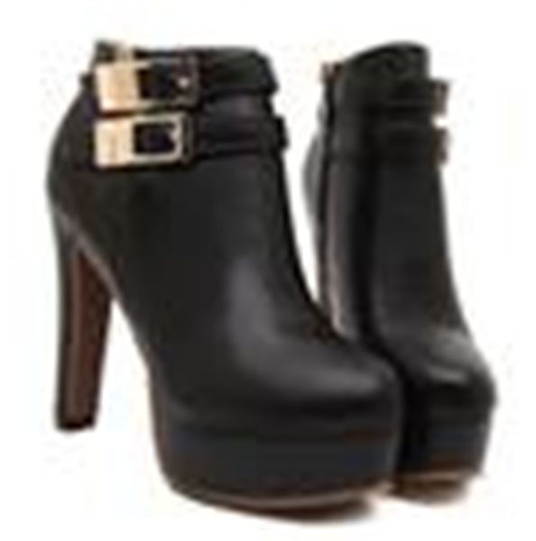fashion women high heel shoes buckles platform boots round toe black leather boots 13cm size 35 to 39
fashion women high heel shoes buckles platform boots round toe black leather boots 13cm size 35 to 39