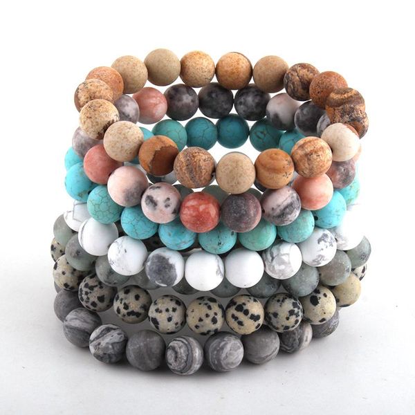 charm bracelets fashion women jewelry 10mm frosted natural stones bracele dropshippers, Golden;silver
charm bracelets fashion women jewelry 10mm frosted natural stones bracele dropshippers, Golden;silver