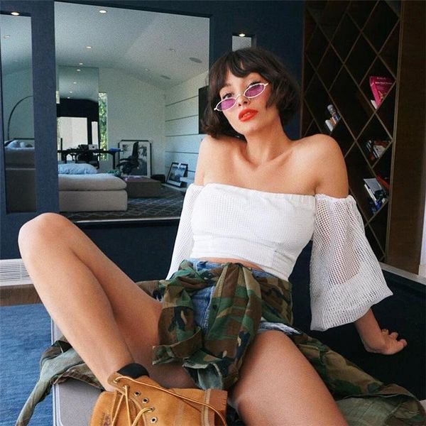 solid bubble sleeve crop women sheer mesh tees summer female boho tshirts short vkts1149, White
solid bubble sleeve crop women sheer mesh tees summer female boho tshirts short vkts1149, White