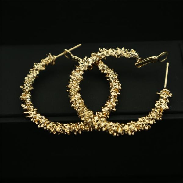 exaggerated circle golden women's earrings jewelry fashion simple large round silver color irregular round hoop earrings, Golden;silver
exaggerated circle golden women's earrings jewelry fashion simple large round silver color irregular round hoop earrings, Golden;silver