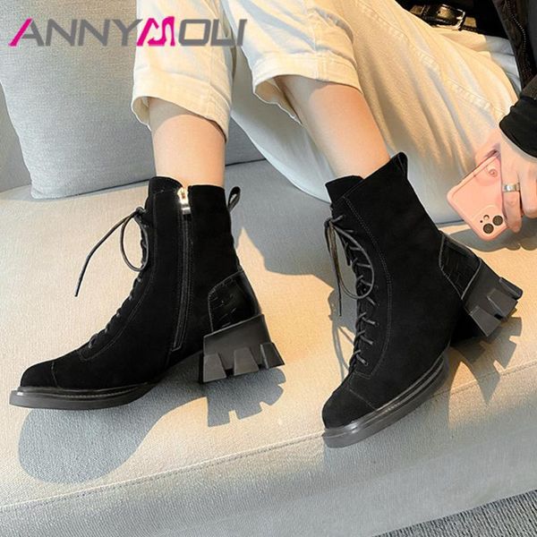 boots annymoli real leather high heel fur snow women zip cross tied short shoes square toe block heels ankle black
boots annymoli real leather high heel fur snow women zip cross tied short shoes square toe block heels ankle black