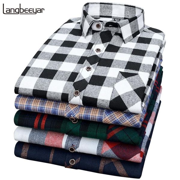 2020 fall new fashion brand shirts men plaid long sleeve checkered regular fit streetwear dress shirts casual mens clothes, White;black
2020 fall new fashion brand shirts men plaid long sleeve checkered regular fit streetwear dress shirts casual mens clothes, White;black