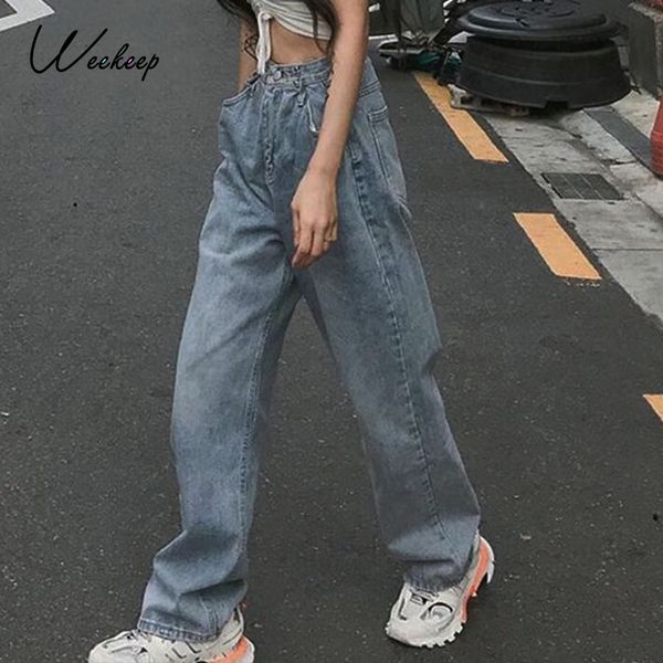 weekeep-pantalones vaqueros coreanos de cintura alta para mujer, ropa de calle recta para mujer, pantalones cargo holgados de algodn con, Blue
weekeep-pantalones vaqueros coreanos de cintura alta para mujer, ropa de calle recta para mujer, pantalones cargo holgados de algodn con, Blue