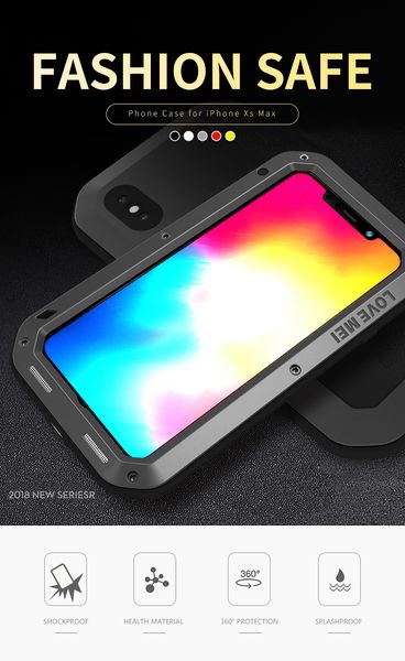 любовь mei ip68 водонепроницаемый телефон чехол для iphone max xr x xs закаленное стекло + металл алюминиевой броней всего тела противоударн
любовь mei ip68 водонепроницаемый телефон чехол для iphone max xr x xs закаленное стекло + металл алюминиевой броней всего тела противоударн