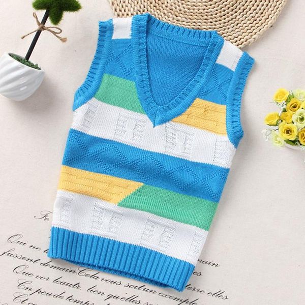 girls fashion style kids boys pullover knitted vest coat boys crochet cotton vest children sleeveless sweaters wmtmuw mywjqq, Blue 
girls fashion style kids boys pullover knitted vest coat boys crochet cotton vest children sleeveless sweaters wmtmuw mywjqq, Blue