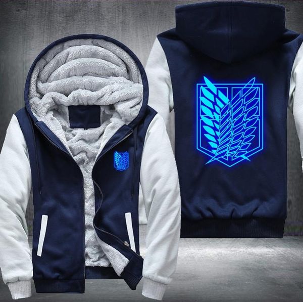 2020 usa size shingeki no kyojin attack on titan aren luminous blue green men's women printing pattern thicken fleece jacket hoodies, Black
2020 usa size shingeki no kyojin attack on titan aren luminous blue green men's women printing pattern thicken fleece jacket hoodies, Black