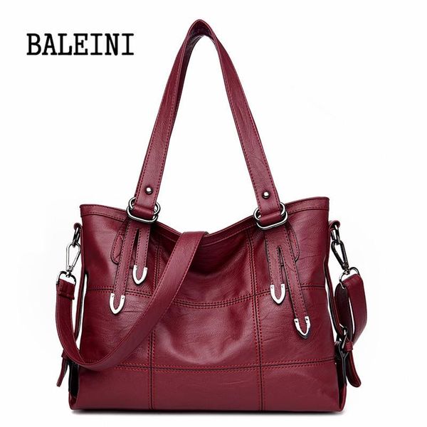 baleini patchwork women shoulder bag red pu leather women handbag vintage stitching large crossbody bagtote bag
baleini patchwork women shoulder bag red pu leather women handbag vintage stitching large crossbody bagtote bag
