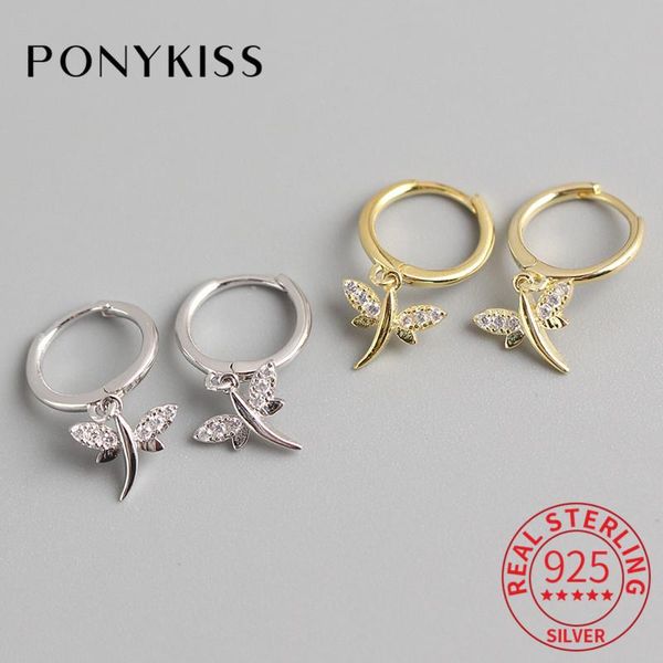 hoop & huggie ponykiss romantic s925 sterling silver dragonfly zircon earrings for women party delicate accessory fashion gift, Golden;silver
hoop & huggie ponykiss romantic s925 sterling silver dragonfly zircon earrings for women party delicate accessory fashion gift, Golden;silver