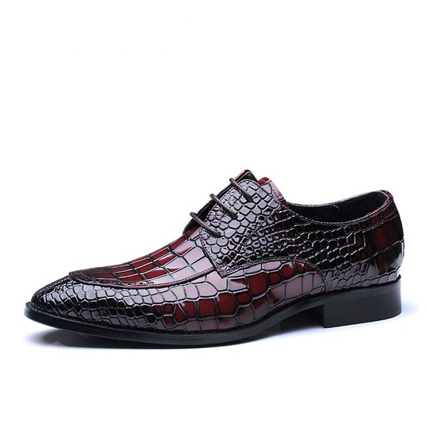 men's fashionable wedding dress brogue genuine leather shoes pointed toe of carved foot bullock oxford shoe zapatos d8cl, Black
men's fashionable wedding dress brogue genuine leather shoes pointed toe of carved foot bullock oxford shoe zapatos d8cl, Black