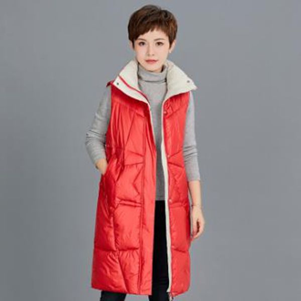 wholesale new women long vest hooded jacket ladies splicing waistcoat cotton coat mid-length autumn and winter cardigan down cotton coat, Black;white
wholesale new women long vest hooded jacket ladies splicing waistcoat cotton coat mid-length autumn and winter cardigan down cotton coat, Black;white