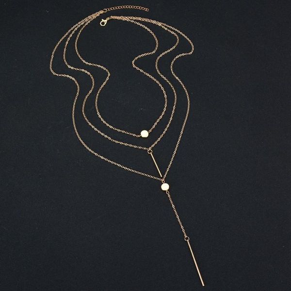 gold dots metal bar chain presents&necklace for women stainless steel necklaces statement three layers choker necklace se200037 jlllit, Silver
gold dots metal bar chain presents&necklace for women stainless steel necklaces statement three layers choker necklace se200037 jlllit, Silver