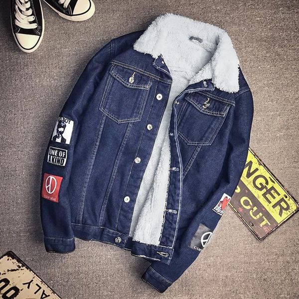 classdim winter warm denim jacket coats men thicker warm jean coats winter denim jackets men jean jackets size 5xl1, Black;brown
classdim winter warm denim jacket coats men thicker warm jean coats winter denim jackets men jean jackets size 5xl1, Black;brown