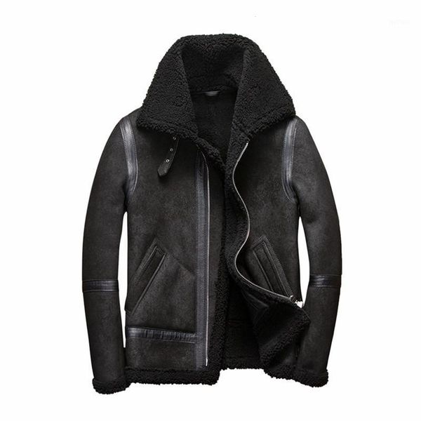 real fur coat men plus size wool jacket short motorcycle sheep shearing winter coat for mens clothing veste homme 5262 yy7471, Black
real fur coat men plus size wool jacket short motorcycle sheep shearing winter coat for mens clothing veste homme 5262 yy7471, Black