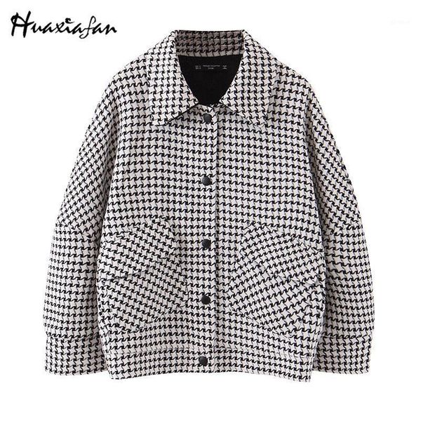 huaxiafan jackets women plaid thick woolen coats casual lapel long sleeve button pockets jacket autumn winter fashion outwears1, Black;brown
huaxiafan jackets women plaid thick woolen coats casual lapel long sleeve button pockets jacket autumn winter fashion outwears1, Black;brown