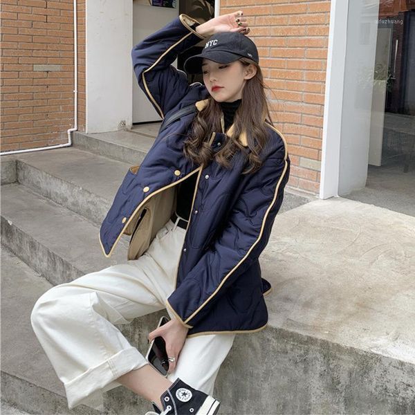 women's casual cotton padded clothes women 2021 new loose long sleeve cotton padded coat women winter coat1, Black
women's casual cotton padded clothes women 2021 new loose long sleeve cotton padded coat women winter coat1, Black