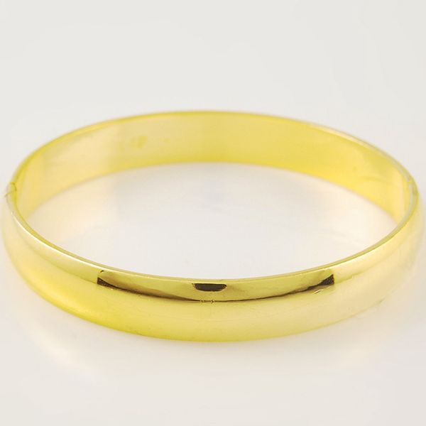 smooth bangle 10mm wide openable bracelet 18k yellow gold filled classic womens jewelry gift, Black
smooth bangle 10mm wide openable bracelet 18k yellow gold filled classic womens jewelry gift, Black